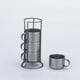 thumbnail image 2 of Juego de tazas de café de doble pared 304 tazas de acero inoxidable tazas de café paquete de 5 tazas, 2 of 5