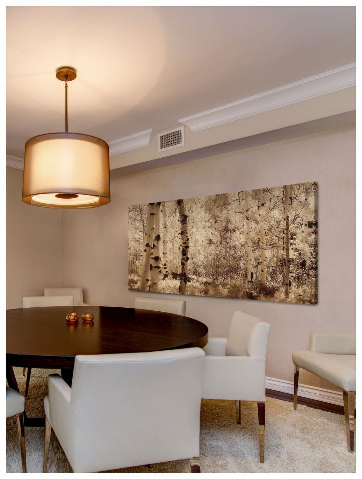 Marmont Hill Inc Marmont Hill - Wisp of Gold 3 Painting Print on Canvas - Multi-color