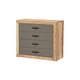 thumbnail image 1 of Cajonera Andrea Kessa Muebles Roble 90 x 78 x 39 cm, 1 of 5