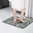 thumbnail image 4 of Pixel Gray Camo Digital Pattern Flannel Non Slip Door Rugs,Washable Door Mats Indoor,Decorative Door Mats,Dirt-Resistant and Absorbent Doormat for Entrance,Bedroom,Kitchen,Bathroom,31.5x17in(80x43cm), 4 of 4
