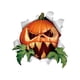 thumbnail image 2 of Pegatinas de Calabaza Soledad Decoración Autoadhesiva PVC 30cm x 30cm 2 piezas, 2 of 10