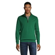 Lands' End Men's Bedford Rib Quarter Zip Sweater