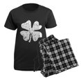 thumbnail image 5 of CafePress - Distressed Grunge Shamrock Pajamas - Women's Short Sleeve Print T-Shirt and Pants Dark Cotton Pajama Set, 5 of 7