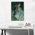 thumbnail image 2 of ARTCANVAS Confidences - Secrets 1874 Canvas Art Print by Pierre-Auguste Renoir - Size: 26" x 18" (0.75" Deep), 2 of 9