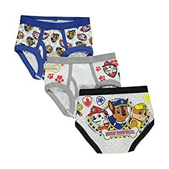 Nickelodeon Paw Patrol, Toddler Boys Underwear, 3 Pack Briefs (Toddler Boys)