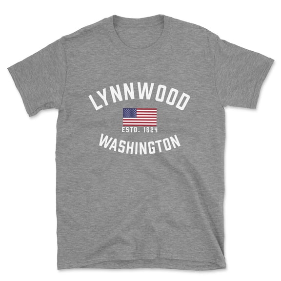 Lynnwood Washington Patriot Men's Cotton T-Shirt