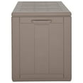 thumbnail image 3 of vidaXL Garden Storage Box 270L Brown PP Wood Look, 3 of 5