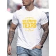 thumbnail image 1 of Stylish Slogan GOD CREATED TEXAS Pattern Print Men's T-shirt, Graphic Tee Men's Summer Clothes, Men's Outfits Tee For Adult, Men, Women, Teen, Teenager, Adolescent, Youth., 1 of 5