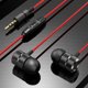 thumbnail image 5 of Gwong Electrónica Auriculares Friendly Friendly Reducción de ruido Cuerpo de metal en el oído Auriculares trenzados de nylon para deportes, 5 of 6