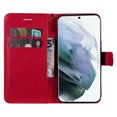 thumbnail image 4 of Nalacover Wallet Case for Samsung Galaxy S23 Ultra, Card Slots Holder Magnetic Clasp Premium Luxury PU Leather Flip Folio Cover with Kickstand Wrist Strap Soft Silicone Shockproof Case,Red, 4 of 7