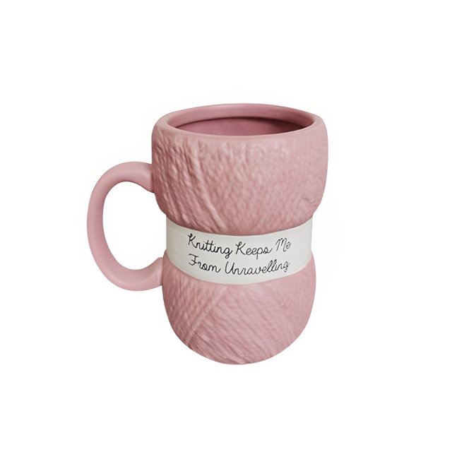 Inteprter Taza de café de cerámica de lana de dibujos animados Multicolor, regalos de Navidad, taza de desayuno con mango, taza de té de la leche para Teteras Rosa esmalte que fluye Inteprter HA081017-03