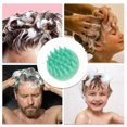 thumbnail image 6 of Unique Bargains 1 Pc Handheld Hair Shampoo Brush for Head Massage 3.46"x3.46" Green, 6 of 6
