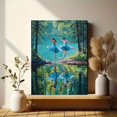 thumbnail image 6 of Couple Embrace Watercolor Canvas Print Romantic Home Wall Art, 6 of 8