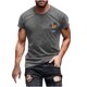 thumbnail image 1 of Camisas de Manga Larga para Hombres Casual Impreso Cuello Girado Abajo, Lado Dividido Botón Abajo Blusa para Al Aire Libre, Diario Y Primavera Verano, 1 of 5