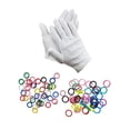 thumbnail image 3 of 100 Piezas Anillos para Patas de Pájaros Bandas de Identificación Etiquetas para Aves Anillos de Etiqueta Instalación Rápida Adecuados para Manejo de, 3 of 9