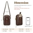 thumbnail image 4 of S-ZONE Small Crossbody Bags for Women Trendy RFID Blocking Cell Phone Purse Vegan Leather Shoulder Bag with Card Slots, 4 of 7