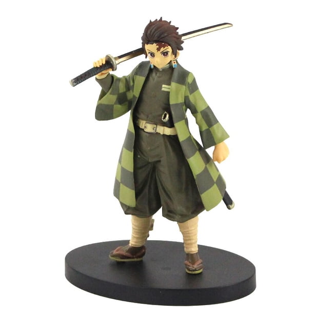 Figura de PVC Demon Slayer Kimetsu No Yaiba Kamado Tanjirou Agatsuma Zenitsu Nezuko zhangmengya 16 cm unisex