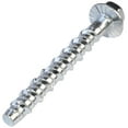 thumbnail image 2 of Set Of 10 Concrete Screws With Hexagonal Head With Base/collar 6x50 Mm - Direct Fixing Without Dowel - For 7.5 Mm Hex Key - In Steel - For Renovation, 2 of 5