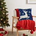 thumbnail image 6 of Dmlowu Christmas Pillow Covers 18x18 - Elk Christmas Throw Pillows Covers for Couch, Comfortable Warm Christmas Decorations Pillow Covers for Holiday Party, 6 of 7