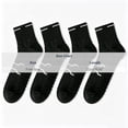 thumbnail image 3 of Yutgune Cotton Socks For Men Crew Socks Soft Breathable Dress Sports Daily Mens Socks Socks Men 4-Pack, 3 of 6