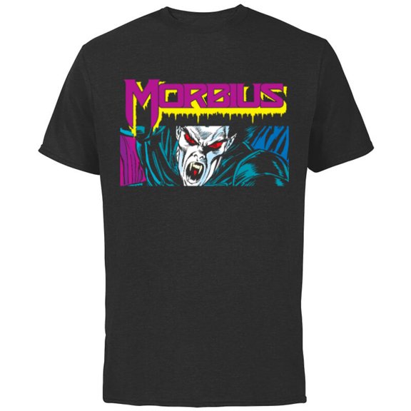 Marvel Morbius 90s Comic Book - Short Sleeve Cotton T-Shirt for Adults - Customized-Black
