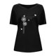 thumbnail image 4 of Blusa de manga corta con cuello en V informal para mujer a la moda, camisetas de verano Fridja  ghk6369, 4 of 6