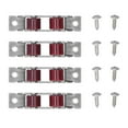 thumbnail image 2 of Window Pulley, Silent Double Wheels Non Corrosive Window Pulley Roller 4Set  for Building for Home for Office, 2 of 8