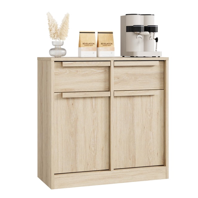 Modern Multi-Size Sideboard Buffet Cabinet - Wood Grain Panels & Drawer Storage, Perfect for Kitchen/Dining Room