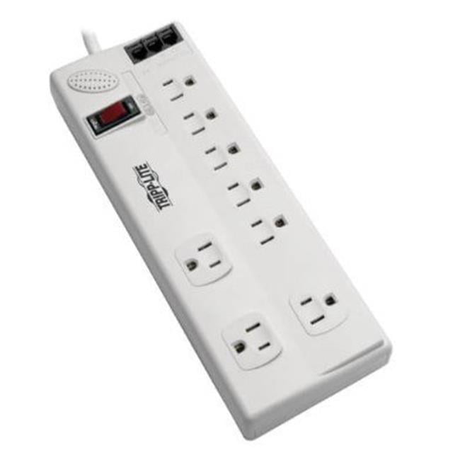 Tripp Lite TLP806TELTAA 6 ft. Cord 8Outlet Surge Protector with DSL