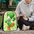 thumbnail image 6 of Super Mario Yoshi School Backpack Shoulder Bag 17 Inch Casual Daypack Student Bookbag Lightweight Laptop Backpacks, 6 of 8