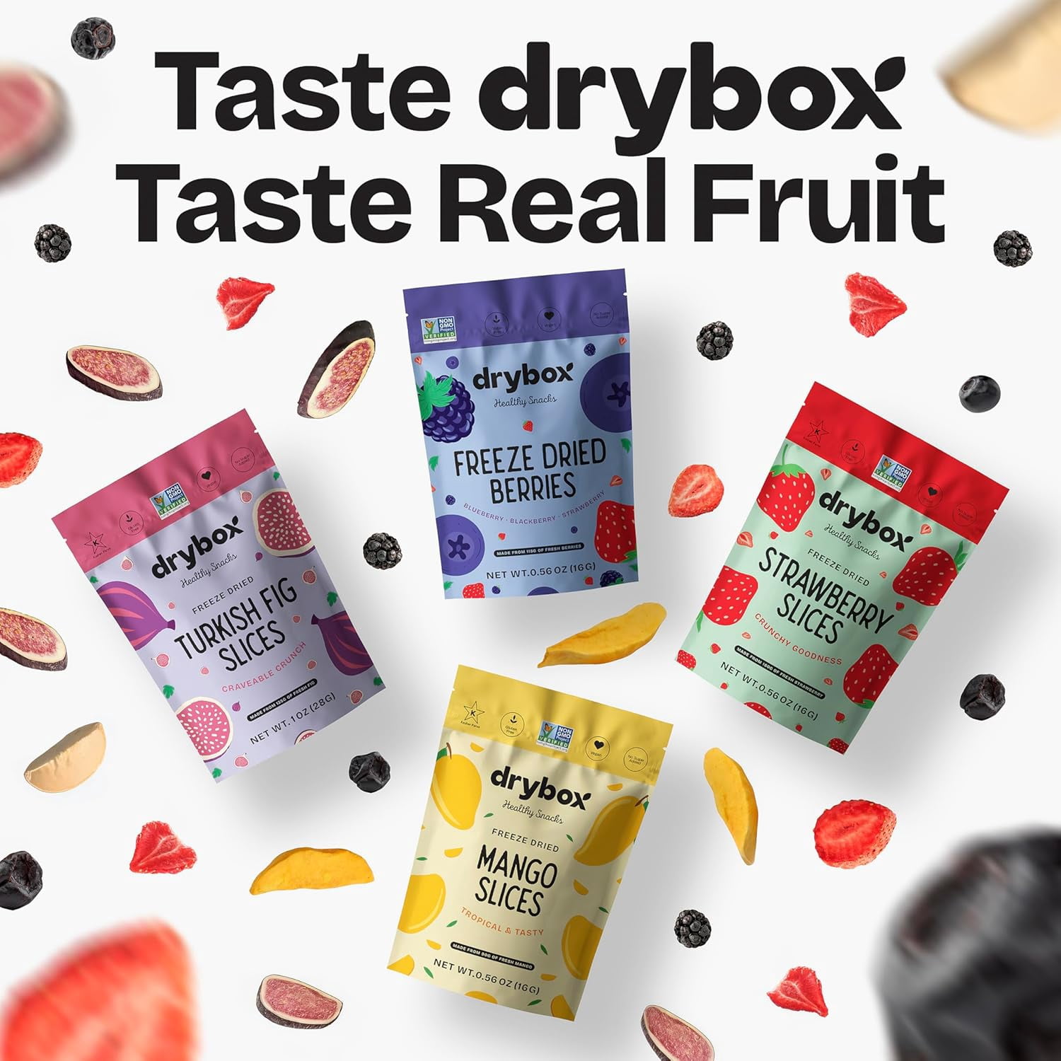 (Pack Of 12) Drybox Fruit Dried Fig Slices Freeze 1 Oz