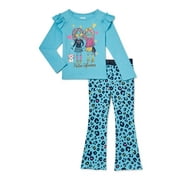 365 Kids From Garanimals Girls Graphic T-Shirt & Pants Set, Sizes 4-10