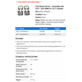 thumbnail image 2 of Front Brake Pad Set - Compatible with 2019 - 2023 BMW X5 3.0L 6-Cylinder 2020 2021 2022, 2 of 2