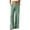 Green, variant on Women's Pinstripe Striped Dressy Pants High Waist Wide Leg Business Work Pants Casual Loose Slacks Trousers with Pockets