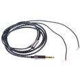thumbnail image 1 of Material Copper Wire Core Durable Earphone Audio Cable Connector Repair Replacement Headphone Wire Line DIY Black and Gray, 1 of 7