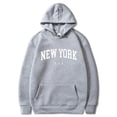 thumbnail image 1 of Sudaderas con capucha de la ciudad de Nueva York para hombres y mujeres, sudaderas con estampado de letras, sudaderas gráficas, jersey con capucha Harajuku informal suelto, ropa deportiva, 1 of 2