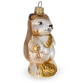 thumbnail image 2 of Hamster with Wheat Glass Christmas Ornament, 2 of 5