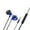 3.5mm round hole-Blue, variant on Type-C In Ear Wired Headphones 3.5mm Stereo Gaming Music Earbud Handfree Headset Earphones with Microphone