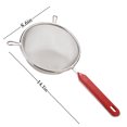 thumbnail image 2 of Coofit Double Fine Mesh Strainer Stainless Steel Wire Sieve Sifter with Plastic Handle, 2 of 10