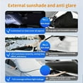 thumbnail image 7 of 4-Layer Magnetic Windshield Cover for Car, 2026 Upgraded Car Windshield Cover for Ice and Snow, Anti-Snow Windproof Magnetic Fit with Mirror Covers, Fits Sedan, SUV & Mpv 58*45", 7 of 7
