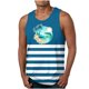 thumbnail image 1 of Tanques para Hombre para el Verano Solto Chaleco Impresión Deportivo Cuello Redondo, Casual, 1 of 9