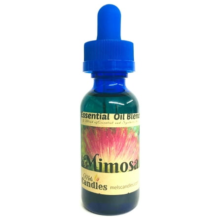 Mimosa 1 ounce / 29.5 ml BLUE GLASS Dropper Bottle of Skin Safe Essential Oil Blend/Fragrance Oil