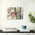 thumbnail image 4 of ARISTURING Asian Canvas Wall Art Traditional Chinese Ink Style with Bamboo and Blossom Painting Pictures Print Poster for Home Decor Living Room Bedroom 20x16inch, 4 of 6
