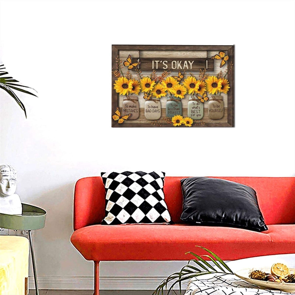 Sunflower Canvas Wall Art Prints Room Decor For Home Office Apartment Wall Decor Unframed Poster Wall Decoration Ready To Hang 12x16 In