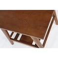 thumbnail image 3 of Linon Table, Walnut, 3 of 5