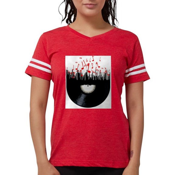 CafePress - City Music T Shirt - Womens Football Shirt