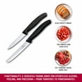 thumbnail image 3 of Set de cuchillos mondadores Victorinox Swiss Classic de 2 piezas, negro, 3 of 3