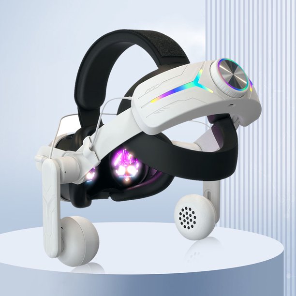 Auriculares Correa para la cabeza Luz RGB Banda para la cabeza ajustable para gafas Meta Quest 3 VR