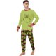thumbnail image 3 of Christmas Family Pajamas Matching Set Print Long Sleeve Tops and Pants Sleepwear (Men, S), 3 of 5