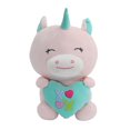thumbnail image 1 of WAY TO CELEBTATE VALENTINE 15" PLUSH ANIMAL WITH HEART-PINK UNICORN, 1 of 4